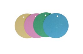 WOODFREE PAPER ROUND TAGS